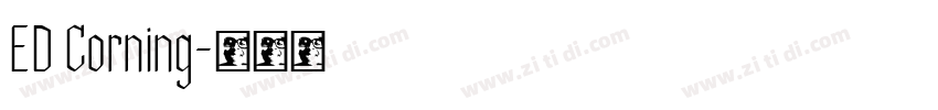 ED Corning字体转换